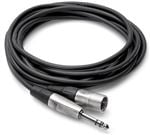 Hosa HSX Pro Balanced Interconnect REAN 1/4 In TRS to XLR3M Cables Front View